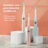 Smart Sonic Electric Toothbrush Low Noise Batteries with 2 Replaceable Brush Heads 2 Min Smart Timer Portable for Travel