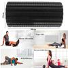 17inches Rechargeable Electric Vibrating Massage Foam Roller 4 Speed Muscle Recovery Black