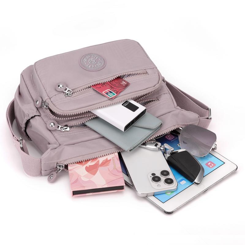 Nylon Shoulder Bag Women's Crossbody Bag Middle-aged Mother's Bag Large Capacity Lightweight Bag
