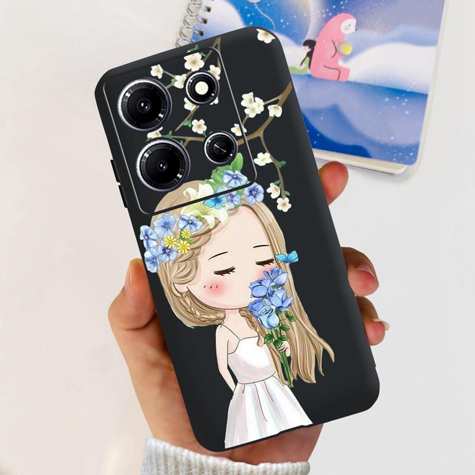 Модный Чехол-бабочка для телефона Infinix Note 30i Note30 Pro 2023 Мягкий Силиконовый ТПУ Задняя Крышка Для Infinix Note 30 Pro Note30i
