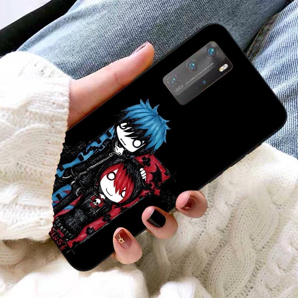 L-Love B-Black and Cute E-Emo Phone Case For Huawei P 8 9 10 20 30 40 50 Pro Lite Psmart Honor 10 lite 70 Mate 20lite