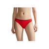 Minimalist Jacquard Lightweight Cotton Sexy Bikini Thong Women Underwear Raspberry-Red QF7411AD-XAT