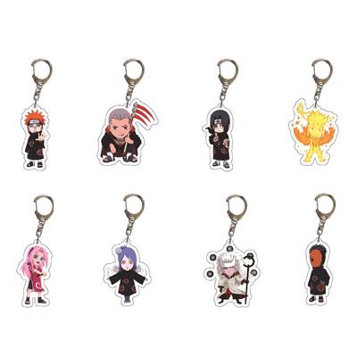 Аксессуары для акриловых брелоков Аниме Наруто Брелок для ключей с рисунком из мультфильма Узумаки Наруто
