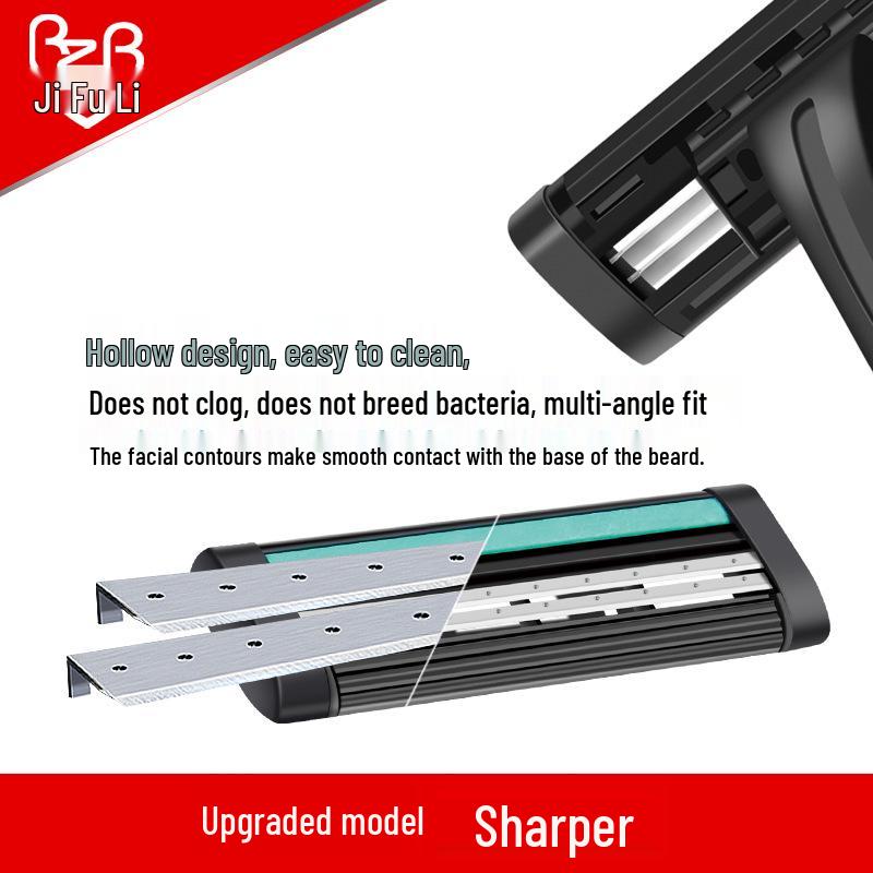 Two-Layer Disposable Hotel Razor: Clog-Free, Quick & Convenient for Business Trips