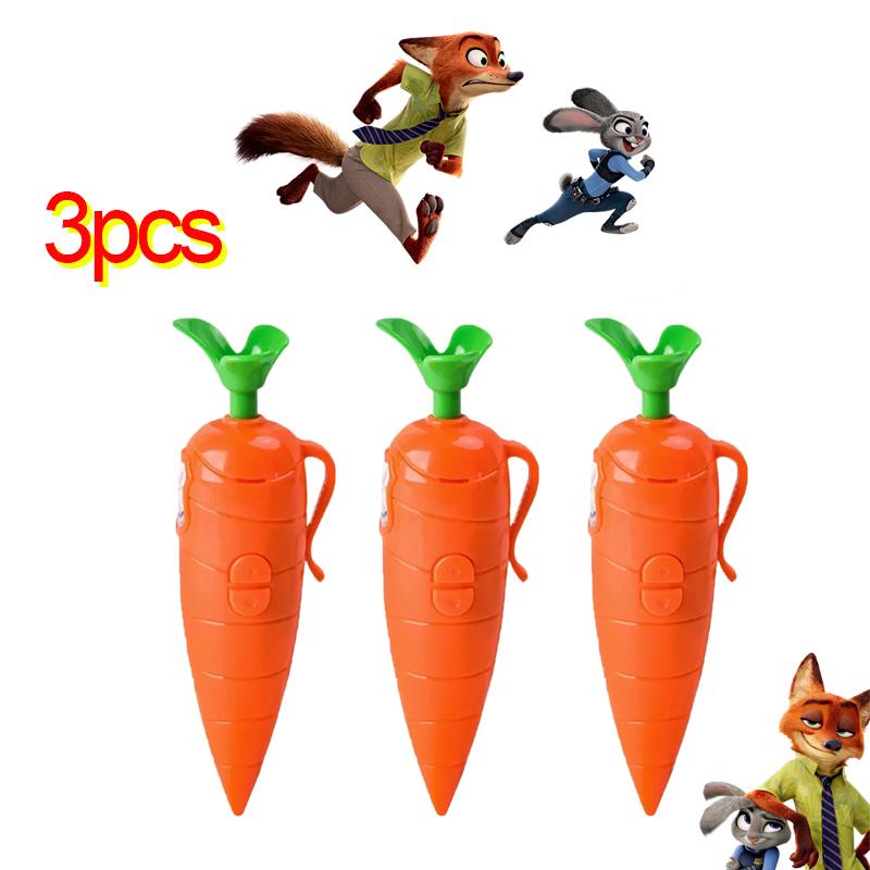 Judith Nick Cartoon# Carrot Student Voice.. Recorder Pen Cute Ballpoint Pen Compact Recording Toy Stationery Collectible
