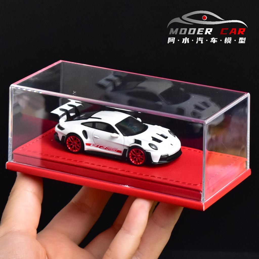 1:64 Acrylic Leather Bottom Universal Model Car Dust Box(Excluding car)