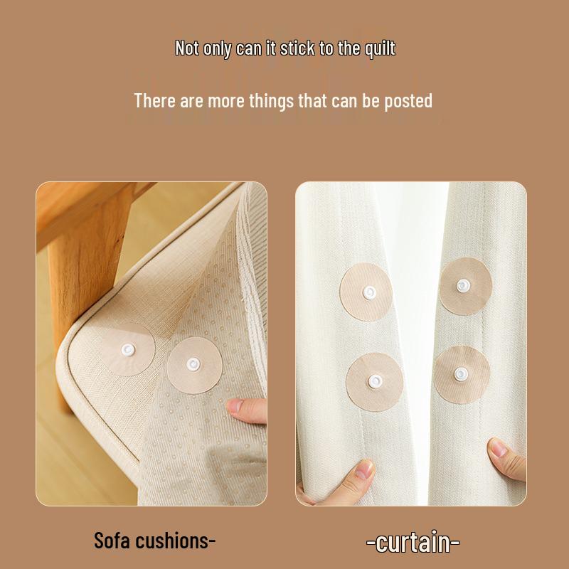 Пряжка для пододеяльника без игл против смещения - Невидимый фиксатор для надежного постельного белья