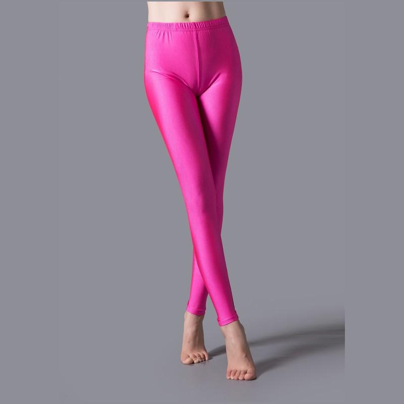 Women Leggings Girl Slim Cropped Trousers High Elasticity Skinny Casual Pants Dance Performance Trousers