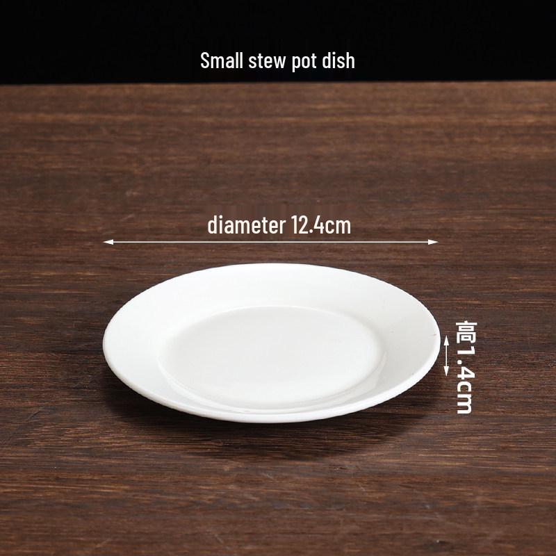 Ceramic Double Boiler Stew Pot with Lid for Soup, Bird's Nest, and Steamed Eggs