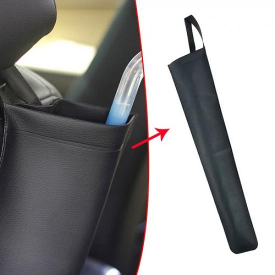 Car Umbrella Storage Bag Synthetic Leather waterproof Seat Back Tidying Holder