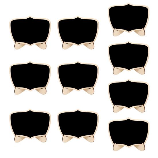 Мини-знак на доске с подставкой, деревянная настольная доска, многоразовая односторонняя маленькая доска для сообщений, свадебная вечеринка, мероприятия