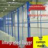 Movable Wire Mesh Robot Fence for Workshop or Warehouse Safety Partitioning