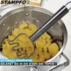 STAMPFOX Edelstahl Kartoffelstampfer Kartoffelpresse Kartoffelquetsche Stampfer