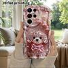 Phone Case: 2D Flat Samsung Galaxy A34 A35 M05 M06 S20 S22 S21 FE Plus 5G Protective Case, Couple Style, Full Rhinestone Puppy, Christmas and Hallowee