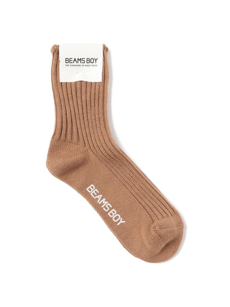 BEAMS BOY COYOTE Solid Rib Popular and Perfect for Travel and One Size Fits Short Product 13430077629 Women's 1/2 Socks, Classic, Outdoors, All,