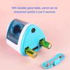 Blue Pencil Sharpeners Portable Pencil Trimmer Desk Stationery  Student Daily Learning