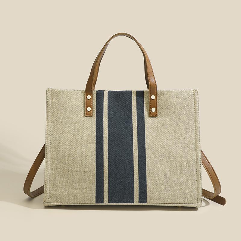 Осенняя мода сумка-тоут для поездок на работу Niche Cross портфель Ins Canvas Tote Bag