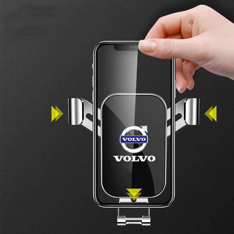 Car Mobile Phone Holder Gravity Induction Car Air Outlet Charging Stand For Volvo S60 S90 XC40 XC60 V90 S40 S80L Car Accessories