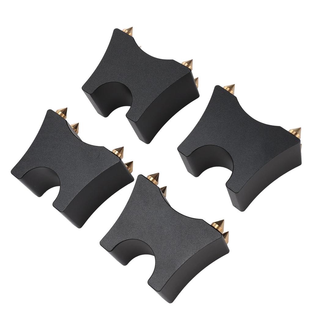 Hi-Fi Кабельные Шипы Подставки Вибропоглощающие Регулируемые из Алюминиевого Сплава Держатели для Hi-Fi Кабелей для Акустических Систем CD DVD Проигрывателей 4 шт