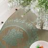 Retro Table Cloth See-through Hollow Out Lace Romantic Style Round Shape Ruffle Floral Embroidery Table Protection Banquets Party Decoration
