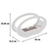 Tabletop bio-fireplace Echo white  gits