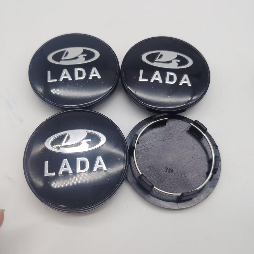 4Pcs Lada Wheel Center Cap 69mm 56mm(ID) Rim Cover Hub Cap Wheel Hubcap LADA Emblem Car Styling Accessories