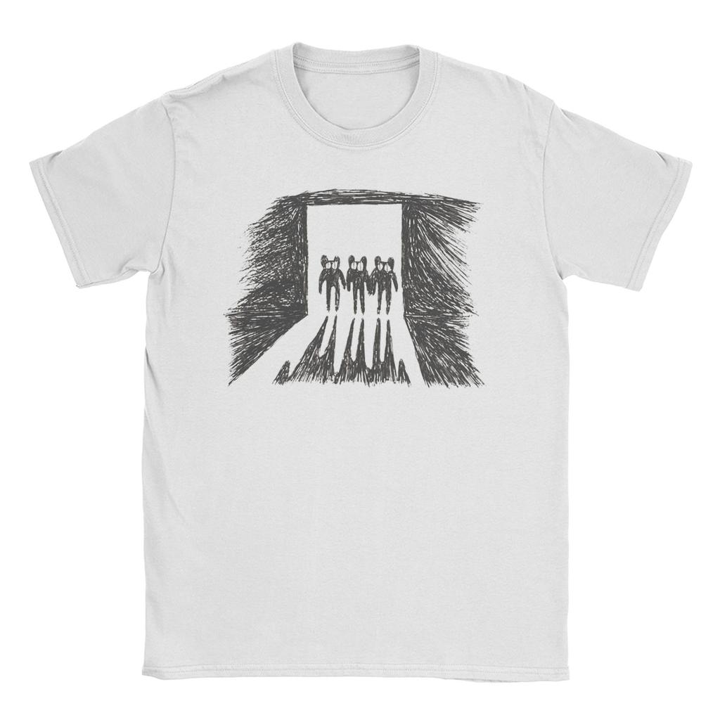 Men Women's The Swankys  Lifestyle T Shirts Radiohead Rock Band Pure Cotton Clothes Crew Neck Tee Shirt 4XL 5XL 6XL T-Shirt