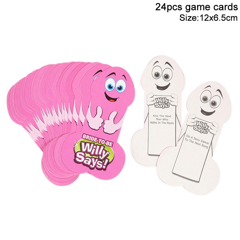 Bachelorette Party Games Balloon Penis Straw Gift Bride To Be Hen Night Supplies Wedding Bridal Shower Decoration Accessories