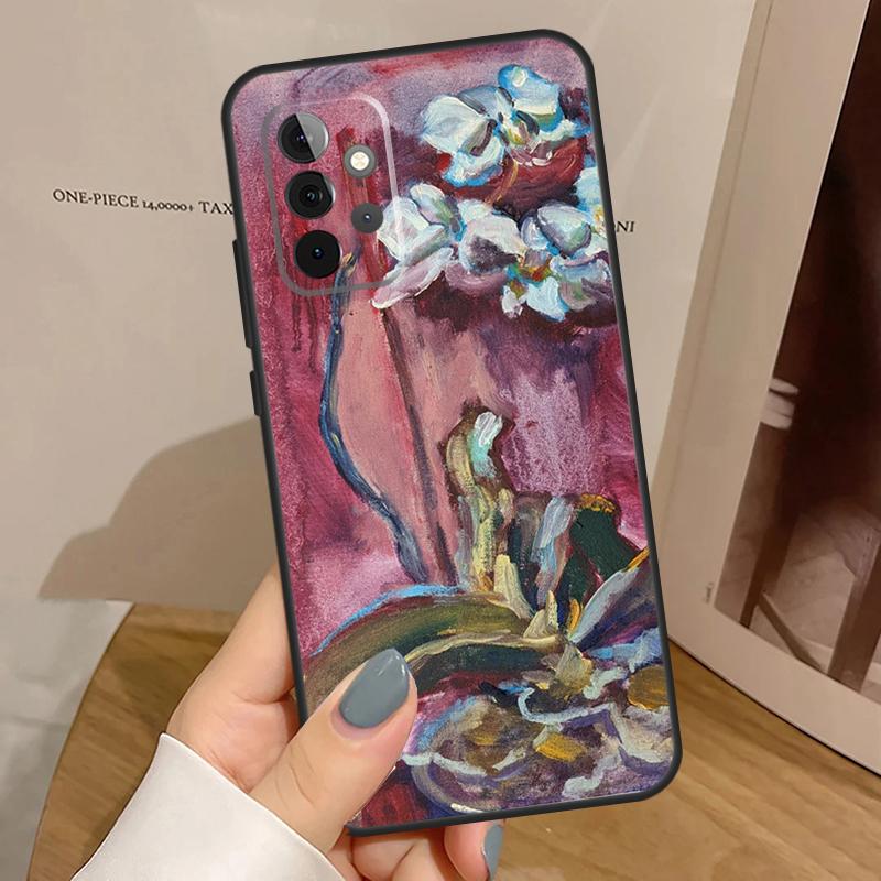 Цветы Орхидеи Цветной Чехол для Телефона Для Samsung Galaxy A32 A52 A12 A53 A33 A23 A13 A54 A34 A14 A51 A15 A25 A35 A55