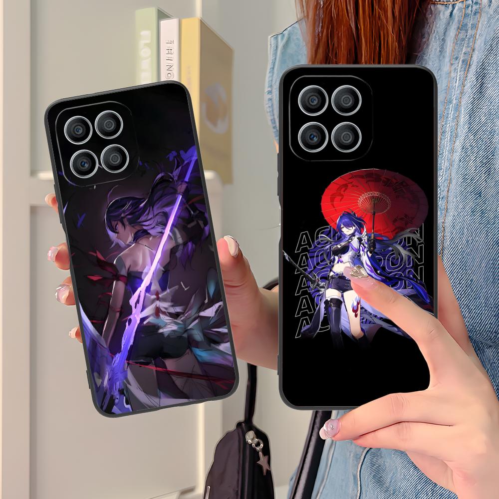 HSR Acheron Матовый ТПУ Чехол для Мобильного Телефона для Honor 90 80 70 60 50 30 20 10 9 8 7 Pro S SE Lite 5G Цветной Печатный Чехол
