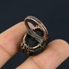 Tree Of Life Abalone Shell Gemstone Copper Wire Wrapped Handmade Jewelry Ring For Wedding Gift
