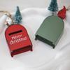 Retro Red Mailbox Hanging Ornament Iron Christmas Tree Pendant  For Xmas Tree
