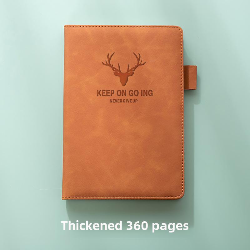 Индивидуальный блокнот формата А5 с логотипом и узором - толстый ежедневник для бизнеса