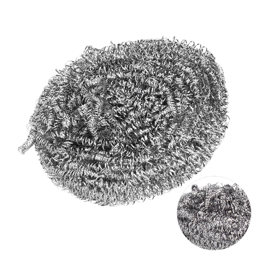Stainless Steel Scrubber Cleaning Ball Scouring Ball for Pot Cleaner Kitchen Cleaning Tool