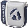 Чехол для паттера TaylorMade Austec, Маллет, Серебристый/Темно-синий, Мужской, 24SS UN087