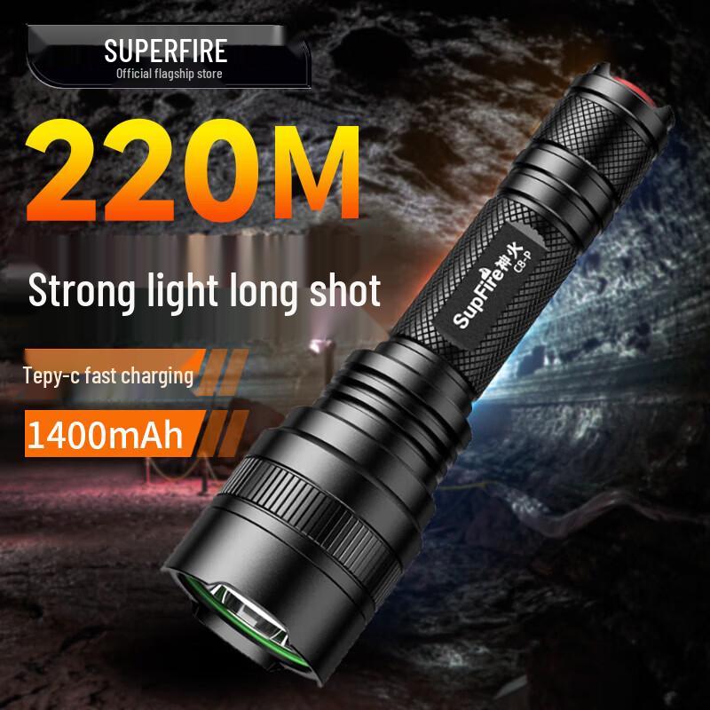SupFire C8 Series High-Power LED Flashlight