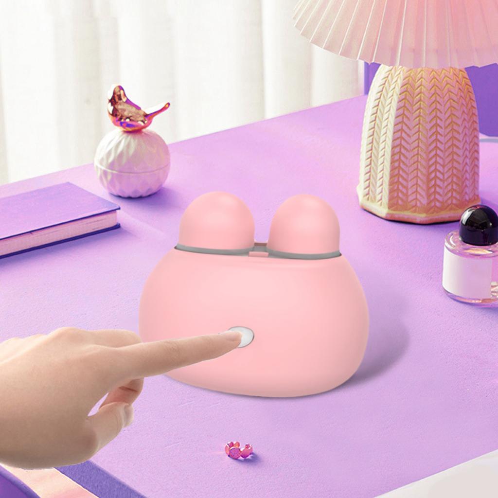 Cute Lens Cleaner Container Washer AAA Battery , Pink