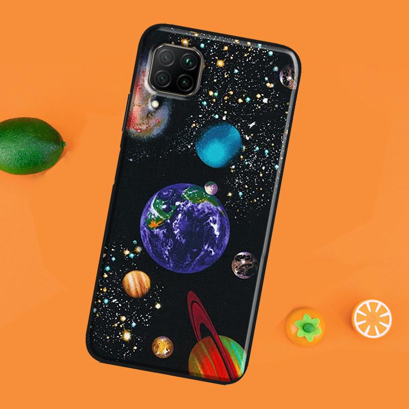 Magic Space Planet Phone Case For Huawei P40 Lite P20 P30 Pro Nova 5T P Smart Z 2019 2021 Honor 50 10i 8X 9X