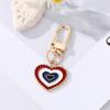 Pendant Car Key Ring Handbag Charms Blue Eye  Key Chain Irregular Heart Keyring Evil Eye Keychain