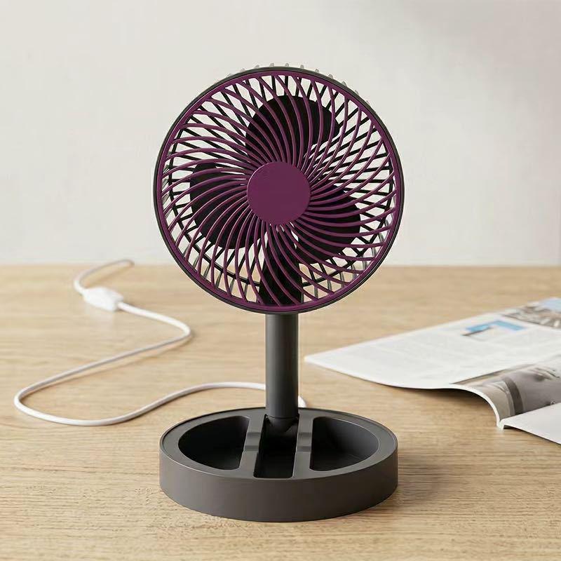 Foldable USB Desktop Fan for Dorm or Office