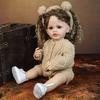 Модные кудри для волос Reborn Baby Dolls 55 см Девочка Реалистичный Медведь KEIUMI Модные Младенцы Кукла Модель Дети Playmates День Рождения Подарки Рождество Игрушка