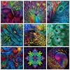 50X50CM 5d Diamond Painting Full Drill Square Animal Kits Diy Diamond Embroidery Feather Pictures Of Rhinestones Mosaic Wall Art