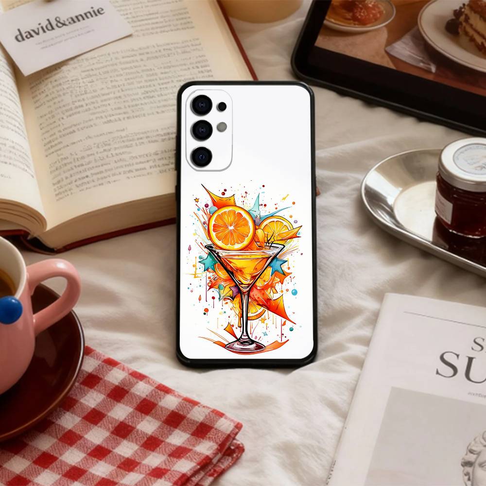 B-ballerina in flat Illustration style Phone Case For Samsung S 25,24,23,22,30,21,10,9,Ultra,Plus,Lite,FE,4,5 G Soft Black Case