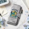 Hiking Themed Long Wallet Portable Multi-card Slot Purse for Outdoor Lover