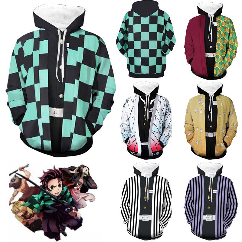 Худи 3D Slayer Kimetsu No Yaiba из удобного мягкого материала**