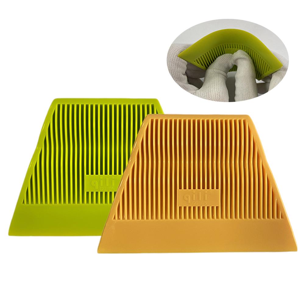 1Pc Trapezoidal Medium Soft Squeegee Scraper for Car Wrapping/Window Tinting/Wallpaper Installing Car Vinyl Film Wrapping Tool