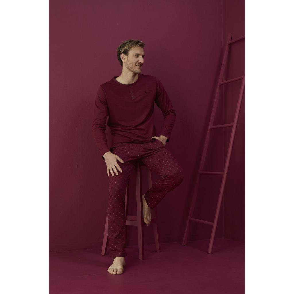 Жаккардовый пижамный комплект