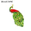 Acrylic Animal Brooches Colorful Peacock Brooch for Women Suit Scarf Pins Jewelry Kids Holiday Gifts