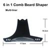 6-in-1 Beard Styling Stencil Comb