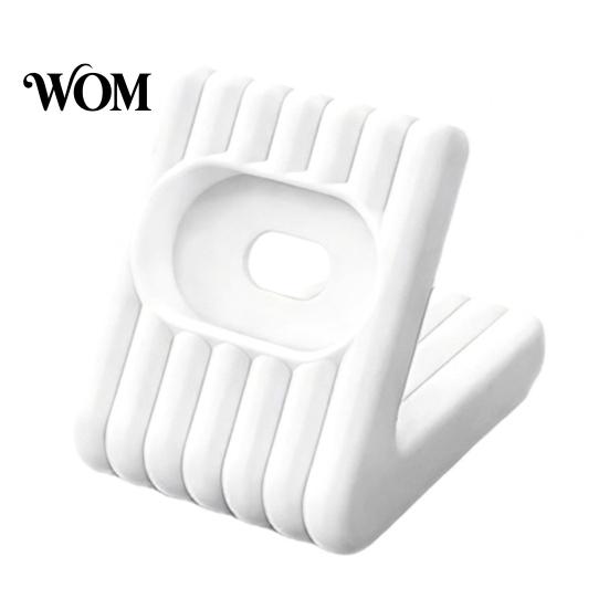 Вертикальная полосатая текстура Держатель для зарядного устройства 3D-печатная зарядная док-станция для Fitbit Air, Станция управления кабелями Air Настольные умные часы, с
